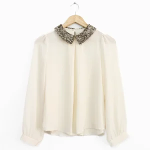 Blusa crema Fiesta