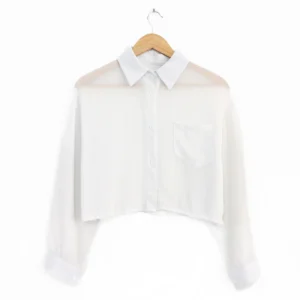 Blusa blanca crop