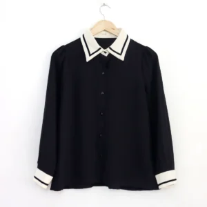 Blusa negra Lineas