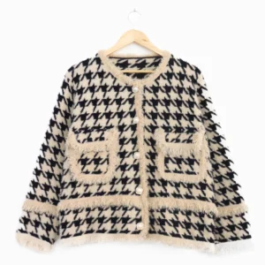 Cardigan de angora