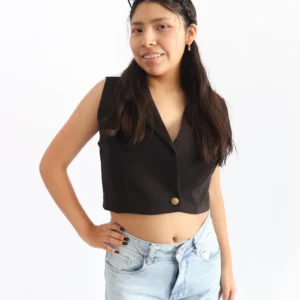 Chaleco crop Zoe