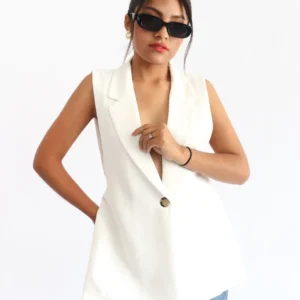 Chaleco blazer Lea