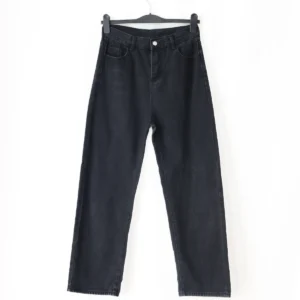 Jeans wide leg Negro