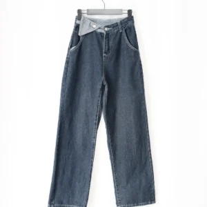 Jeans wide leg Azul