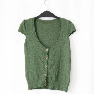 Chaleco tejido Olive